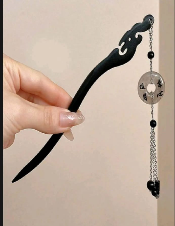 Elegant Chinese Hair Pin – Traditional Floral Hair Stick for Women