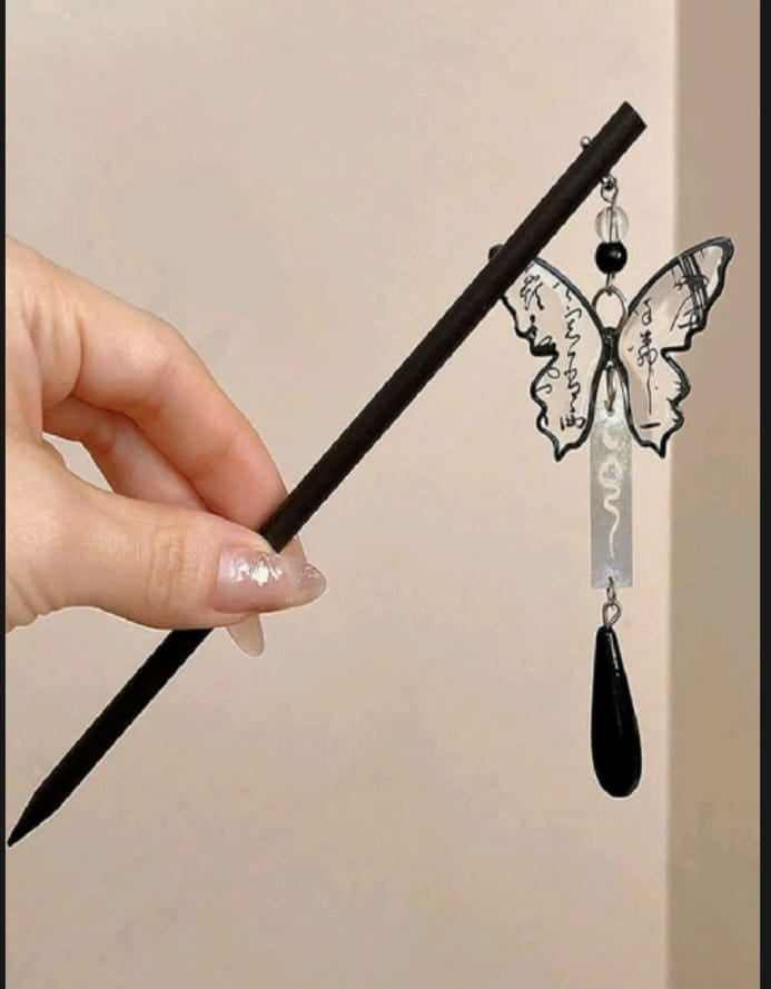 Elegant Chinese Hair Pin – Traditional Floral Hair Stick for Women