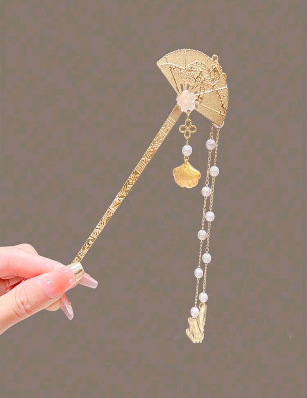 Elegant Chinese Hair Pin – Traditional Floral Hair Stick for Women